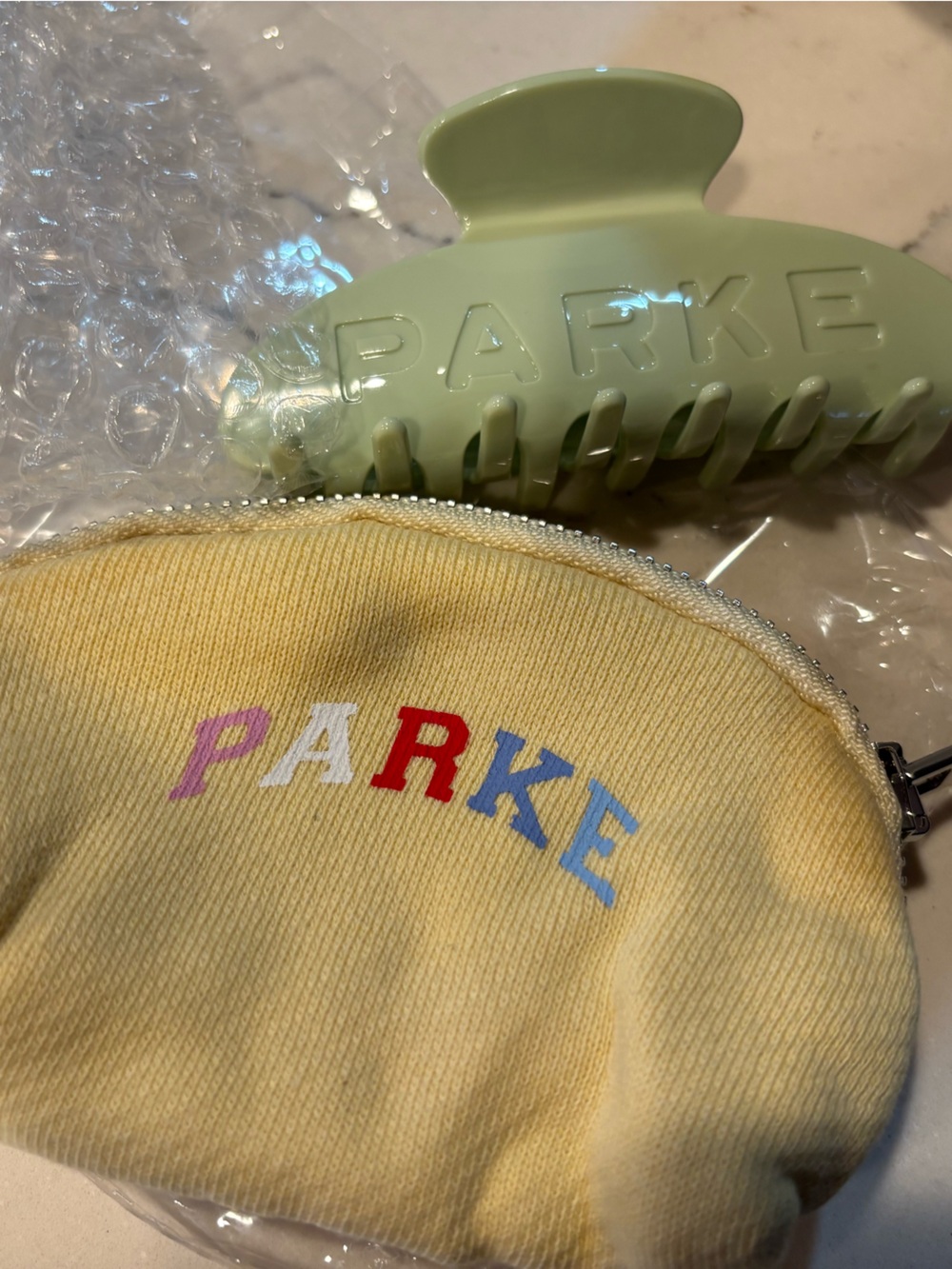 PARKE Claw Hair Clip in Seafoam NWT Sold out color! Rare colorway!